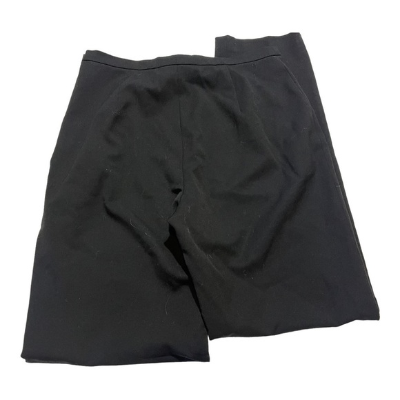 Max Mara Black Wool Plus Lycra Side Zip Pants - Picture 3 of 7